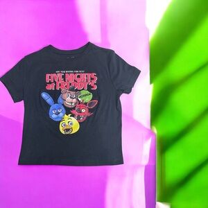 Five Night At Freddie’s Kids Tee Shirt Large In Black